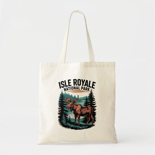 Bolsa Tote Explore Isle Royale National Park Lake Superior (Frente)