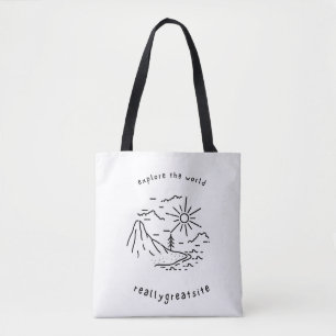 Bolsa Tote Explore o Mundo – Ótimo Site