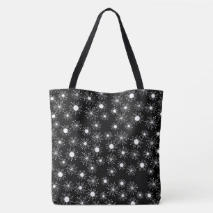 Bolsa Tote Explosão Estelar Retro de Meados do Século