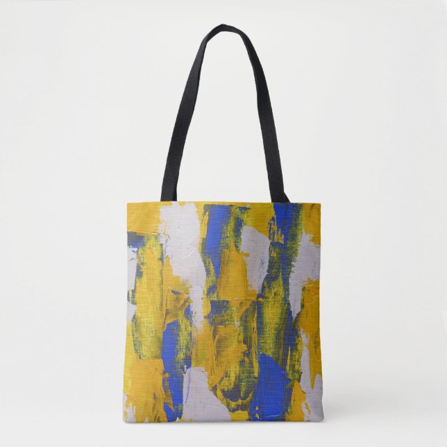 Bolsa Tote Expressão abstrato nº 10 por Michael Moffa (Frente)