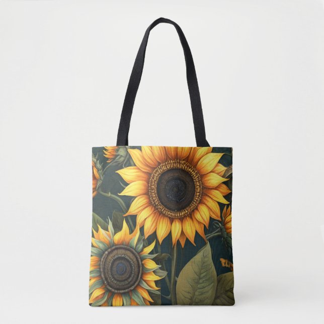 Bolsa Tote expressão artística impressionista das flores do s (Frente)