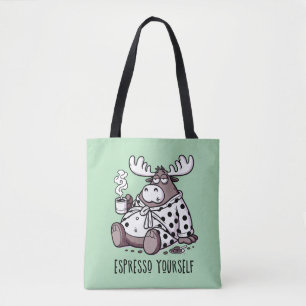 Bolsa Tote Expresse-se com Humor Antilha de Cerveja Sonolenta