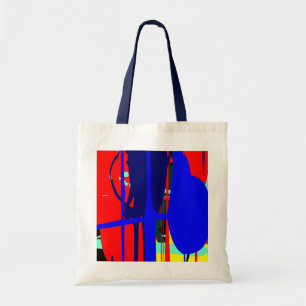 Bolsa Tote Expressionista de Abstrato digital 02