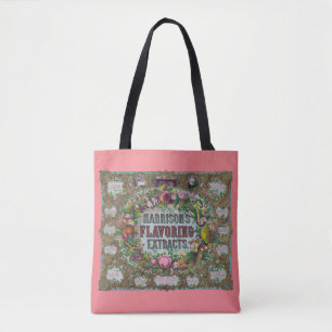 Bolsa Tote Extratos florais vitorianos de fruta