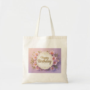 Bolsa Tote Extravagante elegante de aniversário flexível