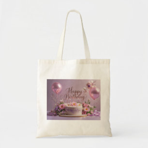 Bolsa Tote Extravagante elegante de aniversário flexível