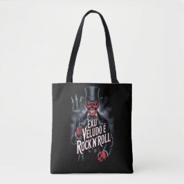 Bolsa Tote Exu Veludo é Rock'N'Roll #1