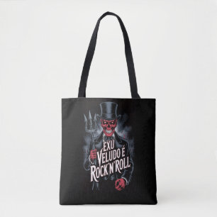 Bolsa Tote Exu Veludo é Rock'N'Roll #1