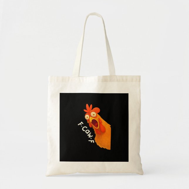 Bolsa Tote F-Caw-F Chicken Retro Classic (Frente)