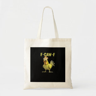 Bolsa Tote F-Caw-F Galinha Engraçada Clássica Criativa Casual