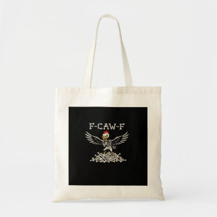 Bolsa Tote F Caw F Galinha Engraçada Halloween Legal Estilo Ú