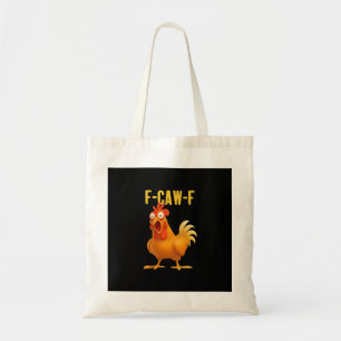 Bolsa Tote F Caw F Galinha Meme Engraçado Estilo Moderno Tend