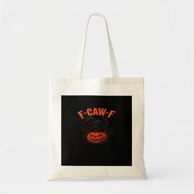 Bolsa Tote F-Caw-F Halloween Trendy Casual (Frente)