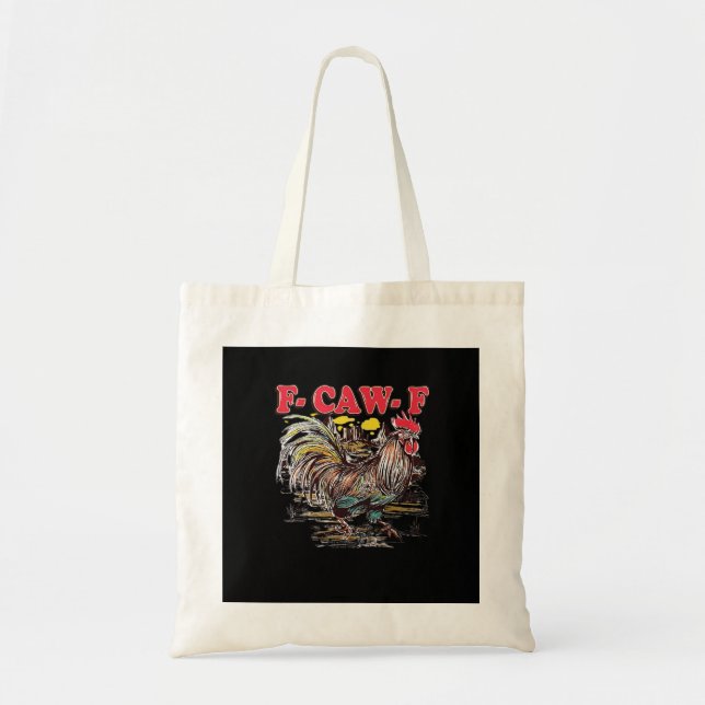 Bolsa Tote F-Caw-F Hei Hei Moana Rooster Classic Funny Graphi (Frente)