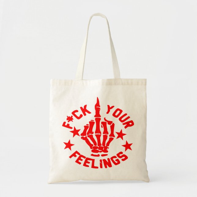 Bolsa Tote F*CK Seus Sentimentos #USAPatriotGraphics © (Frente)