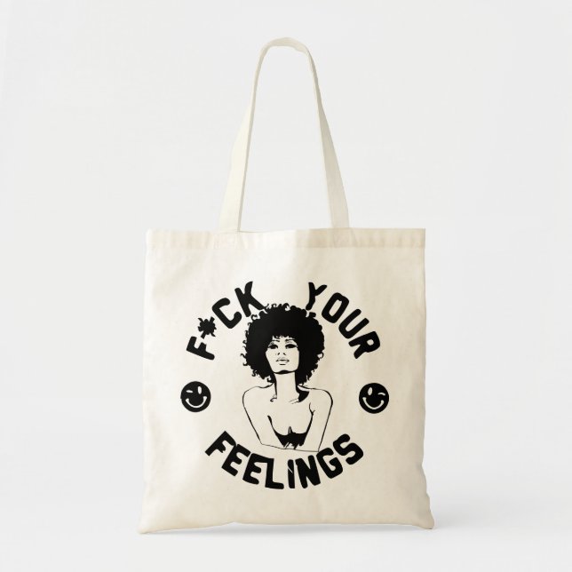 Bolsa Tote F*CK Seus Sentimentos #USAPatriotGraphics © (Frente)