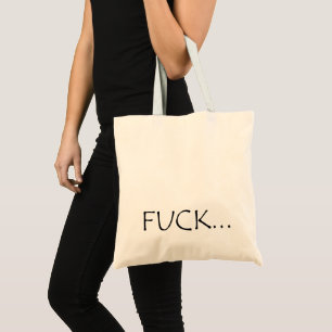 Bolsa Tote F...L-Maldição Palavra de Palavra-T-Shirt