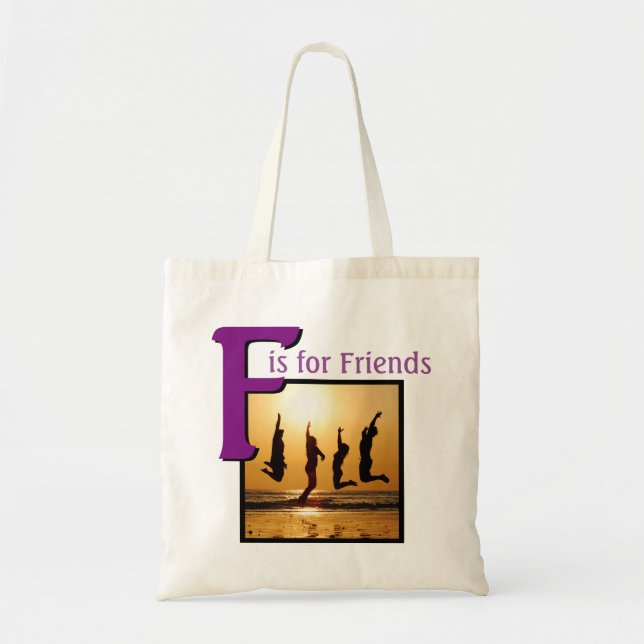 Bolsa Tote F para Amigos (Frente)