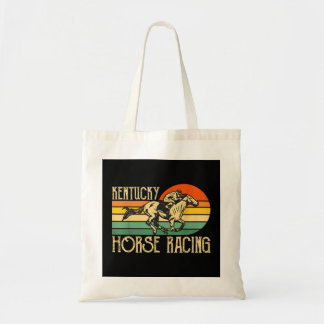 Bolsa Tote Fã do Kentucky Horse Racing Retro Derby Racing Fes