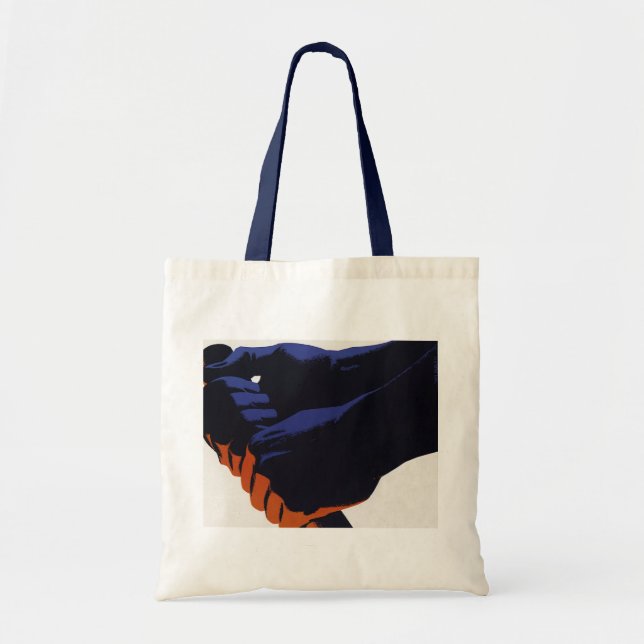 Bolsa Tote Fábrica de Negócios Antigos, Produção de Manufatur (Frente)