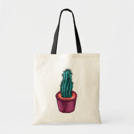 Bolsa Tote Fábrica de Suculência de Cactus Trapado