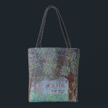 Bolsa Tote Fábrica do Alto Áustria por Gustav Klimt<br><div class="desc">Farmhouse no Alto da Áustria (1912), por Gustav Klimt, é uma pintura de arte simbólica da Era Vitoriana. Uma cena natural com árvores e um campo de flores com um celeiro numa fazenda. A grande estrutura de madeira tem janelas. Sobre o artista: Gustav Klimt (1862-1918) era um pintor simbolista austríaco...</div>