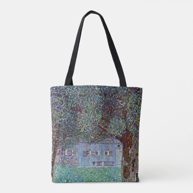 Bolsa Tote Fábrica do Alto Áustria por Gustav Klimt (Verso)