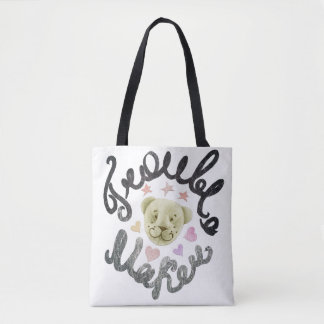 Bolsa Tote Fabricante de problema - urso de ursinho