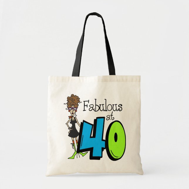 Bolsa Tote Fabuloso triguenho no aniversário 40 (Frente)