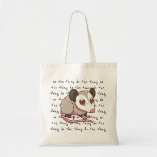 Bolsa Tote Faça a coisa motiva de gambá