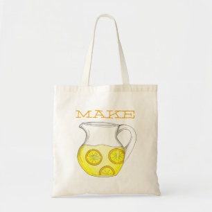 Bolsa Tote Faça a limonada do picador com limões no saco