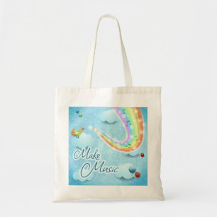 Bolsa Tote Faça música, arte digital