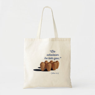 Bolsa Tote Faça O Que Ele Disser João 2:5