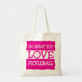 BOLSA TOTE FAÇA O QUE VOCÊ AMA - PICKLEBALL