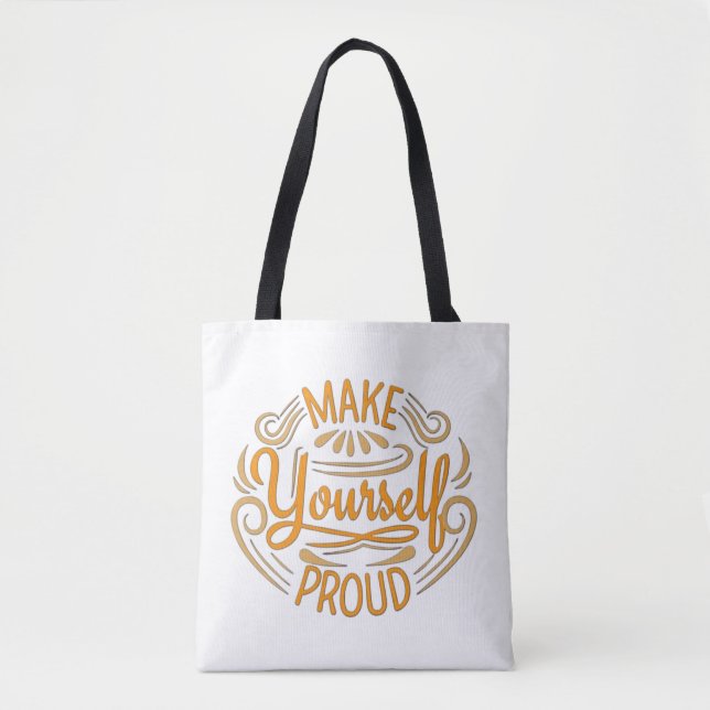Bolsa Tote Faça Você Mesmo se Orgulhar (Frente)