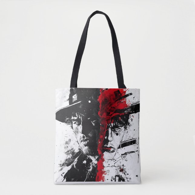 Bolsa Tote Face de dois mundos (Frente)