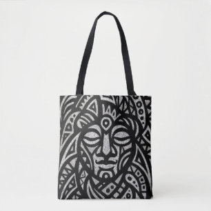 Bolsa Tote Face Tribal