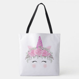Bolsa Tote Face Unicorn