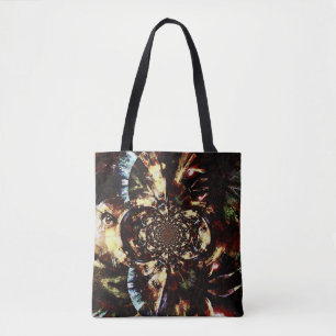 Bolsa Tote faces abstrato fractais