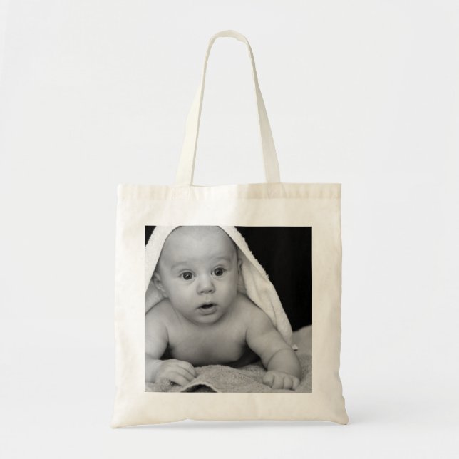 Bolsa Tote Fácil de personalizar o DIY (Frente)