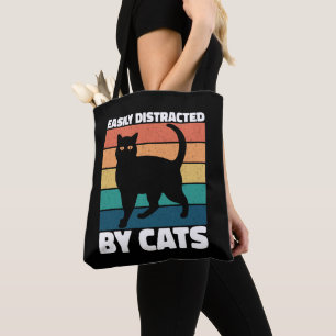 Bolsa Tote Fácil Distração Por Gatos Cute Kitten Proprietário