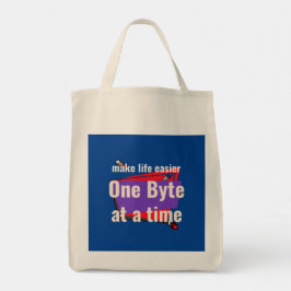 Bolsa Tote Facilite a vida em um byte de cada vez