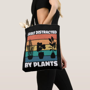 Bolsa Tote Facilmente Distraído Por Plantas De Jardinagem Eng