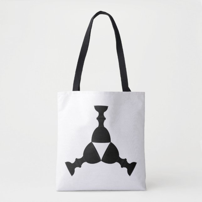 Bolsa Tote Faculdade de Crachá Populace de Yarnvid (Frente)