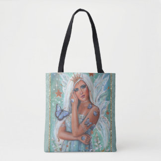 Bolsa Tote Fada Aletta fantasia celestial por Renee Lavoie