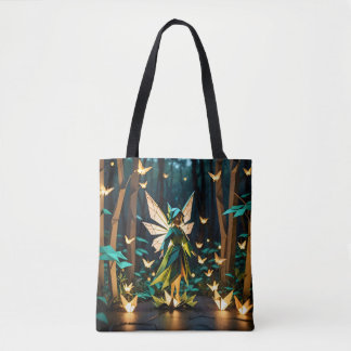 Bolsa Tote Fada Caprichosa de Origami
