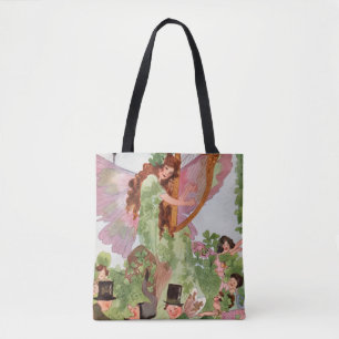 Bolsa Tote Fada da Música Tocando Música
