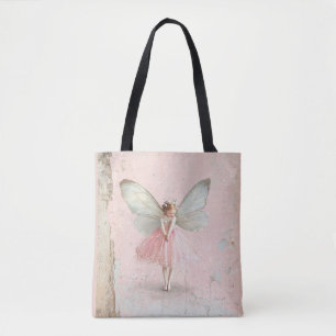 Bolsa Tote Fada de Flores e Flores