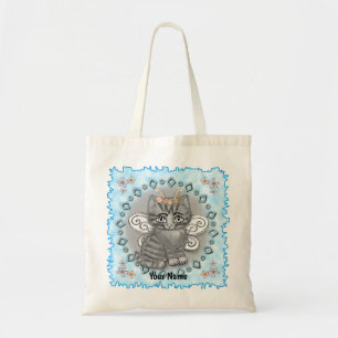 Bolsa Tote Fada de Gato Listrado