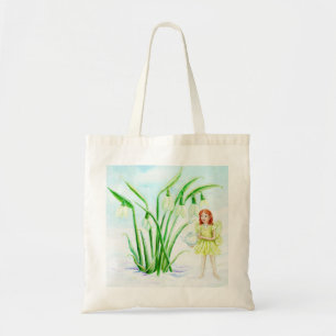 Bolsa Tote Fada de Neve de inverno Mágica